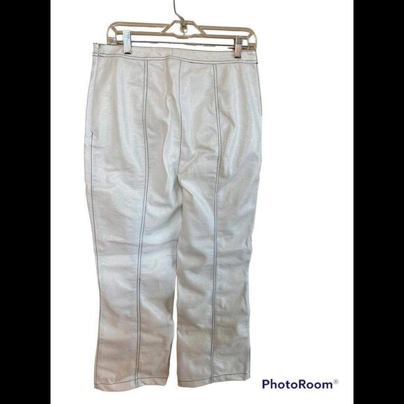 Urban Outfitters white polyester pants Sz. 30 - Picture 2 of 5